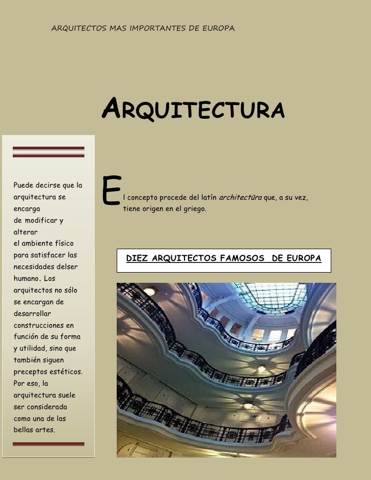 Final revista arquitectos mas importantes Final revista arquitectos mas importantes