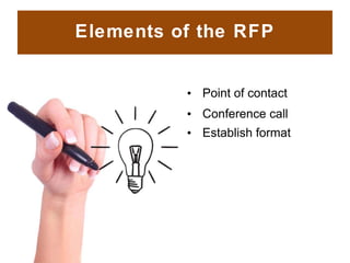 Best Practices in the Public Relations RFP Process
