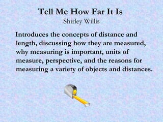 Tell Me How Far It Is   Shirley Willis ,[object Object]