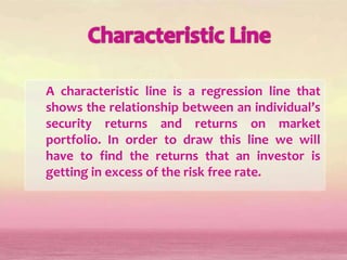 Risk and Return | PPTX