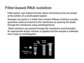 RNA isolation methods
