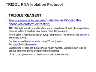 RNA isolation methods