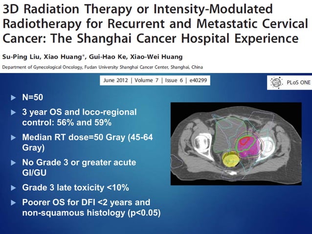 Role of radiotherapy in recurrent carcinoma cervix | PPTX | Cancer ...
