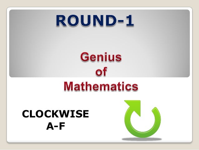 Math Quiz Final round with answer