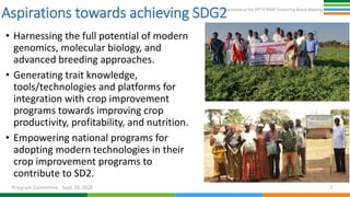 Presentation at the 95th Governing Board meeting (Program Committee) By Research Program: Genetic Gains (RP-GG)