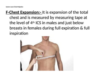 final respiratory system examination for med students | PPTX