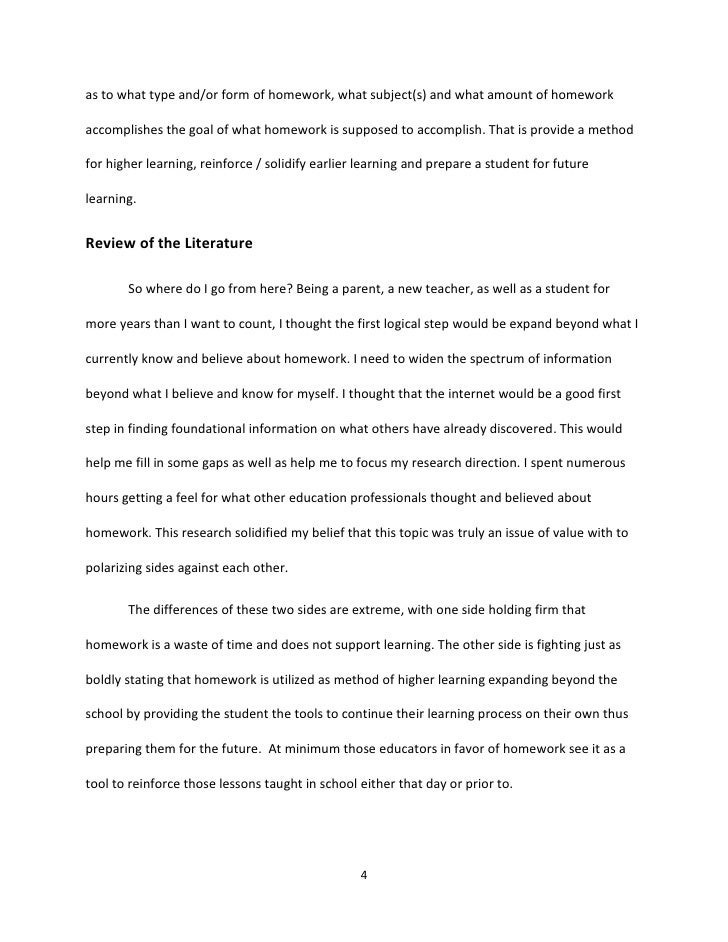 Research papers homework value