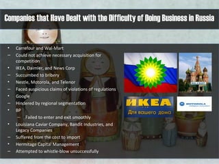 benefits of doing business in russia