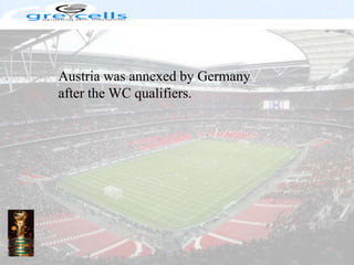 Austria was annexed by Germany after the WC qualifiers.