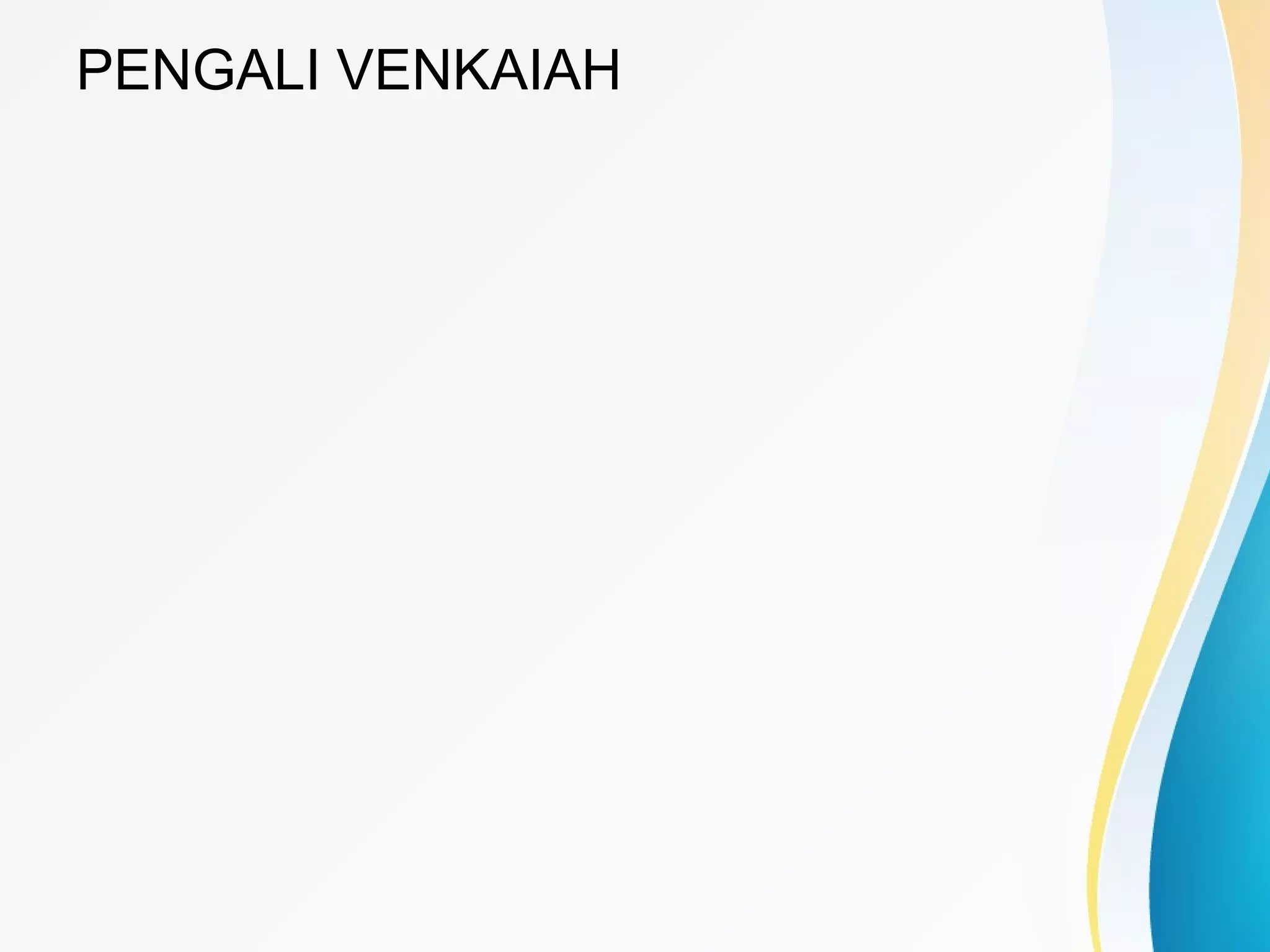 PENGALI VENKAIAH 
 