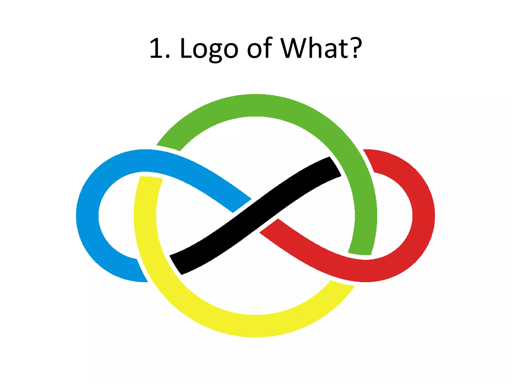 1. Logo of What?
 