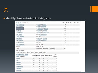 7.
Identify the centurion in this game
 