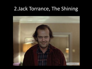 2.Jack Torrance, The Shining
 