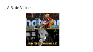 A.B. de Villiers
 