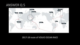 ANSWER Q 5
2017-18 route of VOLVO OCEAN RACE
 