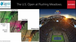 The U.S. Open at Flushing Meadows.
 