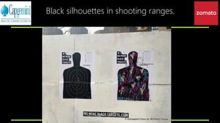 Black silhouettes in shooting ranges.
 