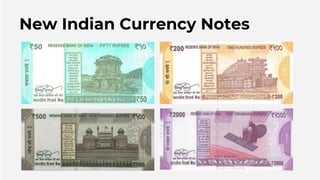 QUIZ CLUB IIT GUWAHATI GENERAL QUIZ RISHABH JAIN 31 MARCH 2019
Identify the country and fundaA
New Indian Currency Notes
 