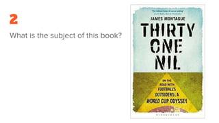 2
What is the subject of this book?
 