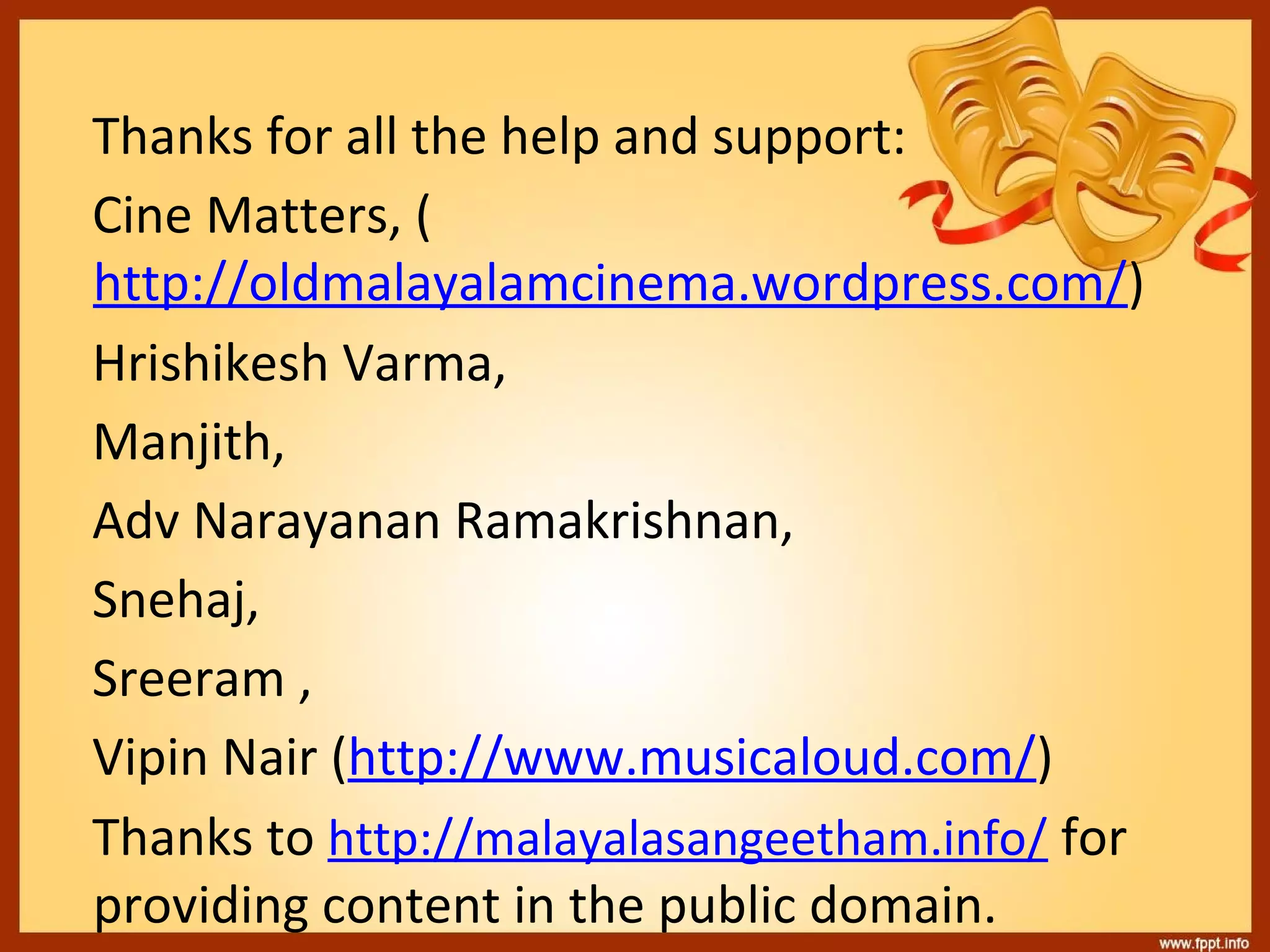 Finals chithramela (malayalam movie quiz) | PPT