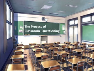 The Process of
Classroom Questioning
 