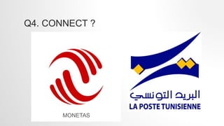 Q4. CONNECT ?
MONETAS
 