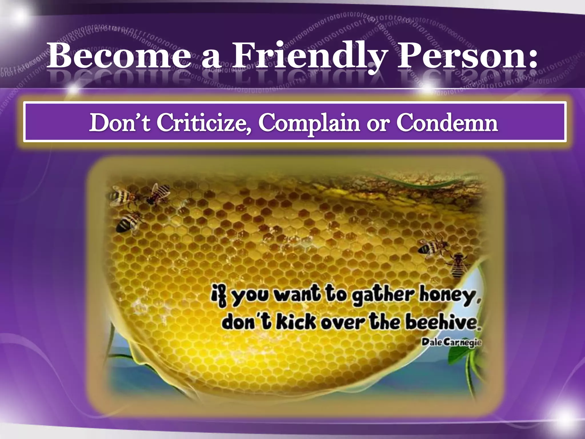 Become a Friendly Person: