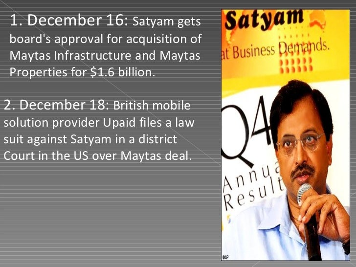 ppt on satyam scandal ppt on satyam scandal