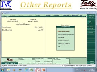 JVC Tally for Educational Institutes Presentation for School | PPS