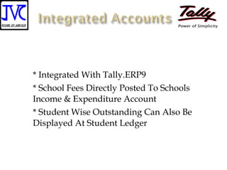 JVC Tally for Educational Institutes Presentation for School | PPS