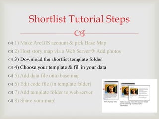 How to Create a ArcGIS Story Map Final Presentation | PPTX