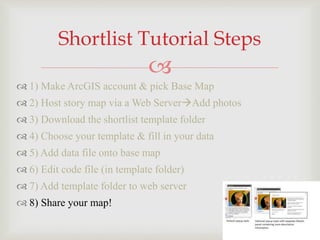 How to Create a ArcGIS Story Map Final Presentation | PPT