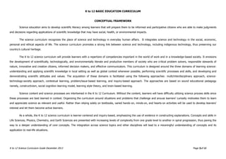 science k to 12 | PDF