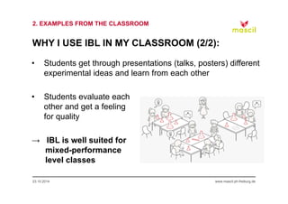 Inquiry-based learning in physics and maths classes, Patrick Bronner | PDF