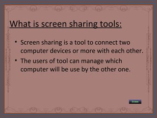 Powerpoint Screenshare Screen sharing powerpoint | PPT