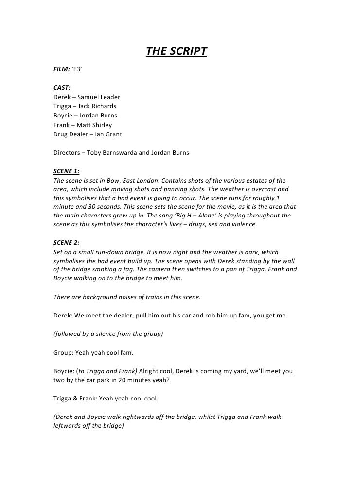Final Script