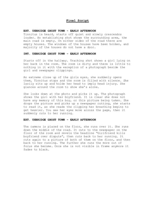 Final script | DOCX