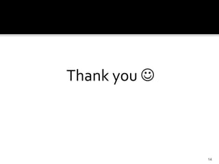 14
Thank you 
 
