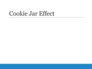 Cookie Jar Effect

 