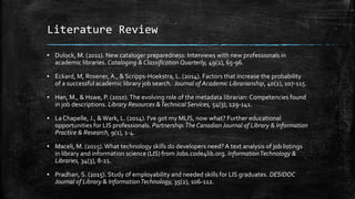 Librarian building blocks; or, how to make the ideal librarian | PPTX