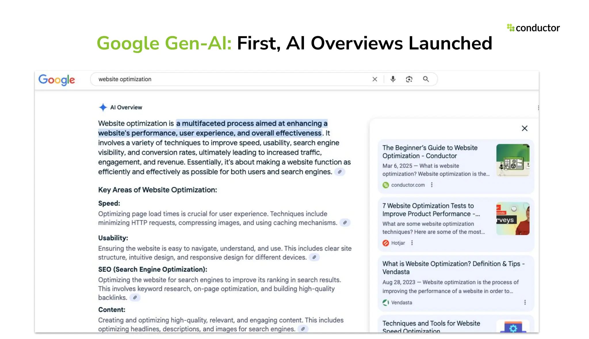 Google Gen-AI: First, AI Overviews Launched
 