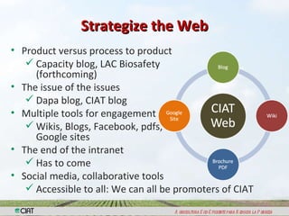 Capacity Strengthening and Knowledge Managemen: The Way Ahead For CIAT 