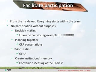 Capacity Strengthening and Knowledge Managemen: The Way Ahead For CIAT 