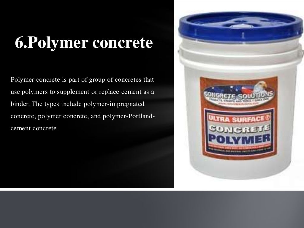 special types of concrete