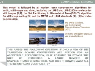Introduction to Compressive Sensing (Compressed Sensing) | PPTX