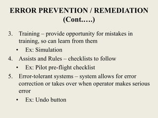 Human Error & Risk Factor Affecting Reliability & Safety | PPTX