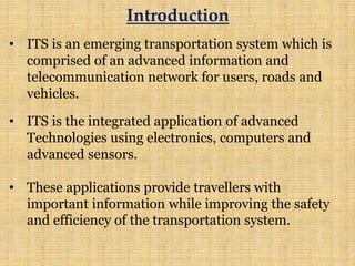 intelligent transportation system | PPTX
