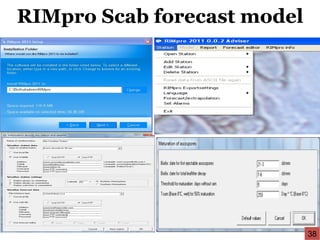 RIMpro Scab forecast model
38
 