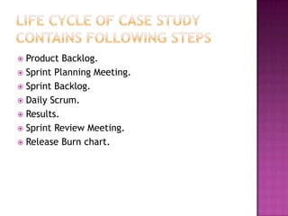    The Product Backlog is the master list of all functionality
    desired in the product. When using Scrum, it is not
  ...