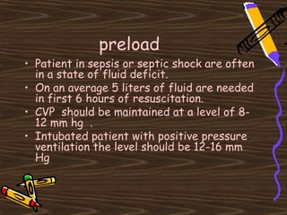 Preload Fluids sepsis | PPT